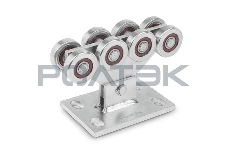 Опора для откатных ворот